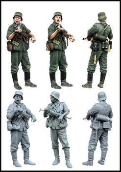 1/35 materialele necolor infanterist vara veche jucărie Rășină Model in Miniatura Kit unassembly Nevopsite