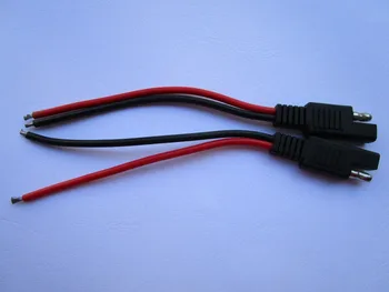 10 buc SAE 2 Sârmă de Conectare Rapidă Deconectați Intemperii Grele Plug se Termină 14AWG 15cm