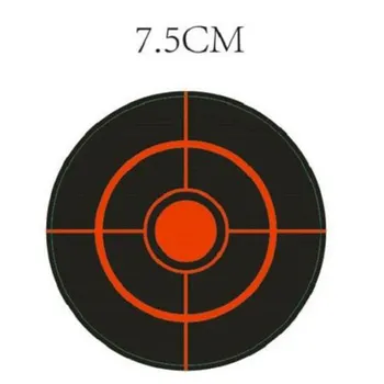 100/250pcs/Rola 7.5 cm Fotografiere Adeziv Obiective Stropi Reactive Țintă Autocolant Arma de Vânătoare Accesorii