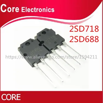 10pair 2SD718 2SB688 Tranzistor (10 x D718 + 10 x B688) Noi Originale IC