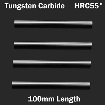 1mm, 1.5 mm, 2mm OD 100mm Lungime HRC55 Tungsten Carbură Solidă Jobber Burghiu Plictisitor Rundă de Tăiere CNC Strung Tool Bar Tijă