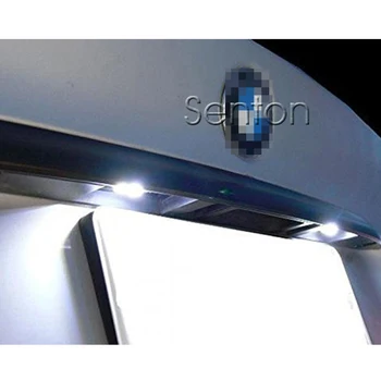 1Pair Auto LED numărul de Înmatriculare Lumina 12V SMD Alb lampă Pentru BMW E46 2D Facelift E46 M3 2004-2006 accesorii