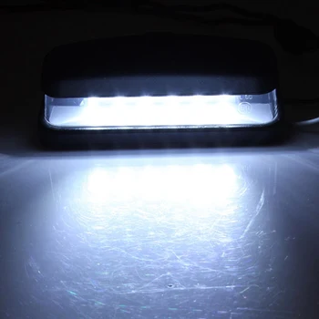 2 buc LED-uri de Lumină de inmatriculare din Spate Lămpii Numărului de Înmatriculare Camion Remorca Lampa 10-30V E11 Caravana VAN rezistent la apa
