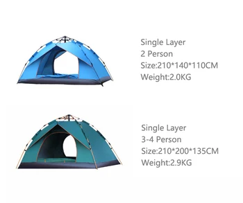 2019 Corturi în aer liber Camping Cort 1-4 Persoane Turistice 4 Sezoane de Călătorie de Familie Plaja Cort Easy Camp Deschis Grădină soare Cort