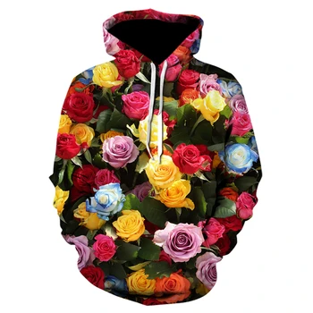 2020 nou plum blossom 3D print hoodie de primăvară și de toamnă topuri pulover barbati/femei hanorac de moda casual hoodie jacheta
