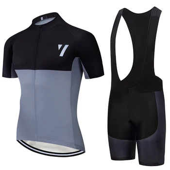 2020 Nou Portocaliu Ciclism jersey 20D biciclete pantaloni scurți set iute Uscat Ciclismo bărbați îmbrăcăminte de vară pro Biciclete Maillot fundul purta