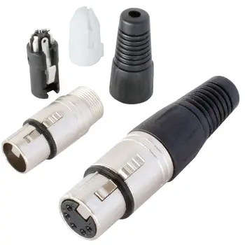 20BUC 5 Pini XLR de sex Feminin Socket Lipire CONECTOR pentru Cablu pentru Microfon