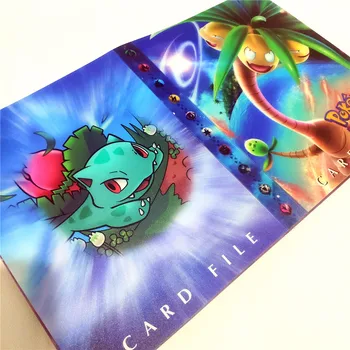 240Pcs Titularul Album Jucării, Colecții de Desene animate Pokemon Cărți de Joc Carte TAKARA TOMY Anime Pikachu Album pentru Copii Cadouri