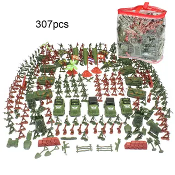 307 Buc Mini Soldați Model De Armată De Oameni De Luptă A Forțelor Speciale Figurine Jucarii De Asamblat Jucării Simulat Scena Jucarii Educative