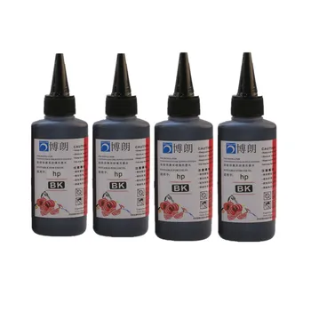4 Black Dye ink 100ML Cerneala Refill Kit pentru HP Deskjet 1000 1050 1050A 1510 2000 2050 2050A 3000 3050 122 cartuș de cerneală și de ciss