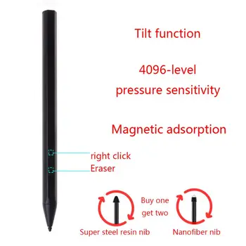 4096 Stylus Pen Pentru Surface Pro 3 4 5 6 7 Suprafața MERGE Carte Laptop-ul Pentru o Serie de Suprafață