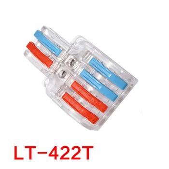 5pcs/Lot SPL-42/62 Mini Repede Sârmă Conector Universal Cabluri Cablu Conector Push-in Conductor Terminal Block DIY TINE
