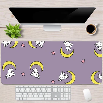 90x40cm Mouse Pad Anime Sailor Moon Tastatura Mat Fata Kawaii Drăguț Roz Home Office Joc de Calculator Desktop Proteja