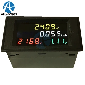 AC 80-300V 100A Digital LCD Ampermetru Voltmetru Contor Modul de Putere Volt, Watt Putere Kwh