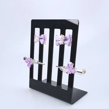 Acrilice accesorii de par display stand agrafe de par organizator haar pin bijuterii suport agrafe prezenta exhibidor de joyeria