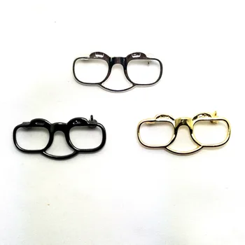 Aliaj metal de ochelari de vedere farmec suport pentru ochelari de soare pin broșă moda bijuterii ornament accesorii 3colors opțional Nou 6pcs mult