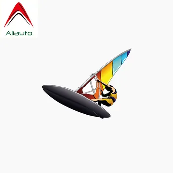 Aliauto Reflectorizante Desene animate Autocolant Auto Windsurf Interes Decal Automobile Motociclete Accesorii Decor din PVC,11cm*8cm