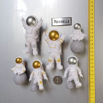 Astronaut Magnet de Frigider Astronaut Magnet 3d Personalitate Creatoare Magnet Magnet de Frigider Decor