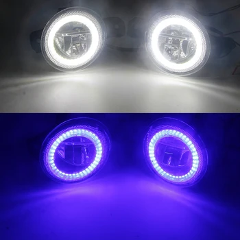 Auto Lumina de Ceață LED Angel Eye de Zi Lumina DRL Lampa de Ceață 4000LM 12V Pentru Nissan Micra Martie 4/IV (K13) Hatchback 2010-2018