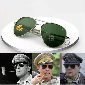 Aviația ochelari de Soare Barbati 2019 înaltă calitate Armatei Americane Militare Optice AO Ochelari de Soare femei Oculos de sol masculino