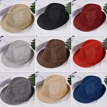 Barbati Top Hat Respirabil Rece Pălărie de protecție Solară în aer liber, Pălărie de Soare, Umbra Soare Protectie UV Top Elegant Pălărie
