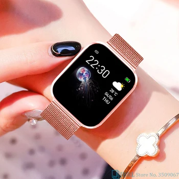 Bluetooth Smart Watch Femei Bărbați Smartwatch Sport Inteligent Trupa Doamnelor Android, IOS, Telefon Tracker de Fitness Oțel Ceas rezistent la apa