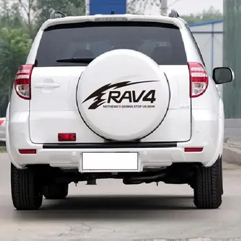 Brazilia Gratuit Posta Mașină de Coafura Coada de Mașini roata de rezerva Roata de Decorare Autocolant Pentru Toyota RAV4 Accesorii