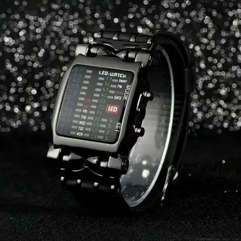 Bărbați Ceasuri de mana cu LED Alarma Data Ceas Sport Digital Bratara Ceasuri Curea Silicon