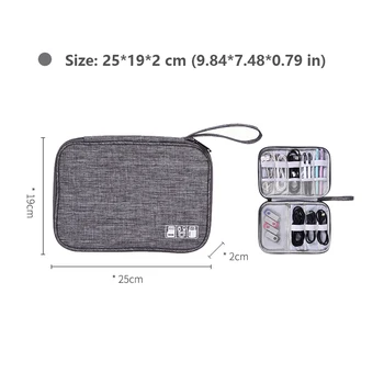 Cablu Organizator Geantă Electronic Sac De Depozitare Căști Caz De Sârmă Încărcător Gadget Bag Digitale Accesorii Husă De Călătorie Portabil