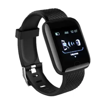 Ceas inteligent 116 Plus Bărbați Femei Monitor de Presiune sanguina Impermeabil Tracker de Fitness Brățară Rata de Inima Smartwatch Pentru Android IOS