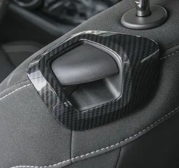 Cele mai noi Locuri de Perna din Spate Buton Reglare Ornamente Acoperă Interior Crom Styling ABS Carbon Pentru Chevrolet Camaro Transport Gratuit