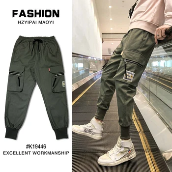 CHAIFENKO Hip Hop Pantaloni Barbati de Moda Harajuku Harem Pant Streetwear Casual Joggeri Multi-Buzunar Lega picioarele Bărbați Pantaloni M-5XL
