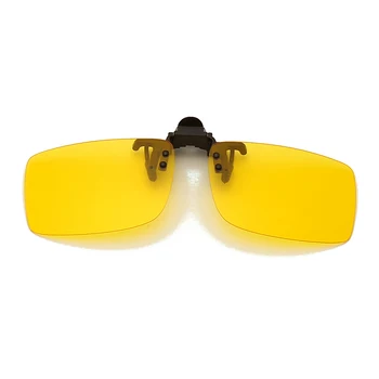 Clip pe Flip-up Polarizat Lentile Pentru Ochelari baza de Prescriptie medicala Bărbați Femei Pătrat de Conducere de Noapte Viziune Ochelari de Protecție UV ochelari de Soare