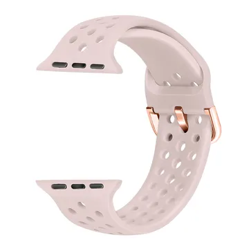 Curea din silicon pentru Apple Watch Band 44mm 42mm 40mm 38mm Sport Watchband Bratara pentru IWatch Buclă Serie SE 6 5 4 3 44 Mm wirst