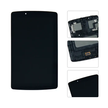 De Testare Pentru LG G Pad F 8.0 V495 V496 LCD Display Matrix, Ecran Tactil Digitizer Senzor Tableta de Asamblare cu Cadru de Înlocuire