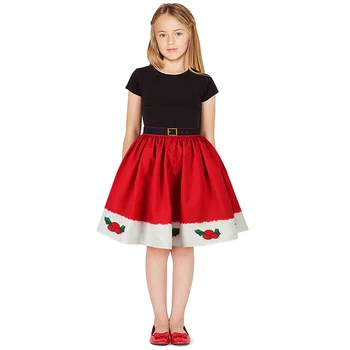 Drăguț de Crăciun Tutu Fusta Fata Teen Polka Dot Imprimate Copii Fusta pentru Fete Casual Copii Îmbrăcăminte Plisată O Linie Jupe Fille