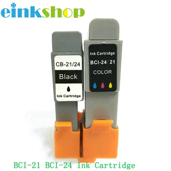 Einkshop ink cartridge BCI-21 BCI-24 bci 21 24 cartuș de cerneală pentru Canon BJC 2000 2100 2115 2120 400 410 400j 4000 printer