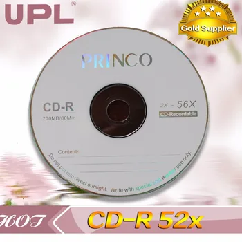 En-gros de 25 de discuri de Clasa a x52 700MB Blank Princo Tipărite Disc CD-R