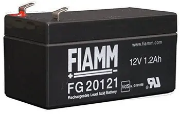 FIAMM FG20121 12V 1,2 Ah reincarcabil plumb baterii AGM pentru sisteme de alarma, UP, UP, UP, aparate electrice, lumini de urgență