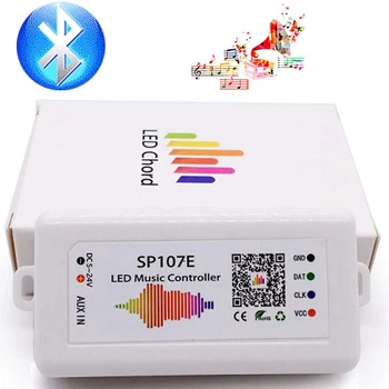 FIERBINTE WIFI RGB SP107E Pixel IC SPI Muzica Controler Bluetooth pentru WS2812 SK6812 SK9822 RGBW APA102 LPD8806 Benzi DC5-24V