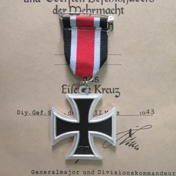Germania 1939 Crucea de Fier Medalia, Insigna Clasa a 2-a cu Panglică Militare Fan Decor Deutschland Eisernes Kreuz II. Klasse EK2