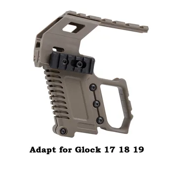 Glock Tactice Feroviar Bază Serie De Dispozitiv De Încărcare Pistol, Carabină Kit De Reîncărcare Rapidă Pentru G17 G18 G19 Nailon Vânătoare Armata Accesorii