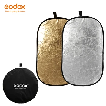 Godox 2in1 60 x 90cm Portabil Pliabil Oval de Lumină Fotografie Reflector pentru Studio Foto