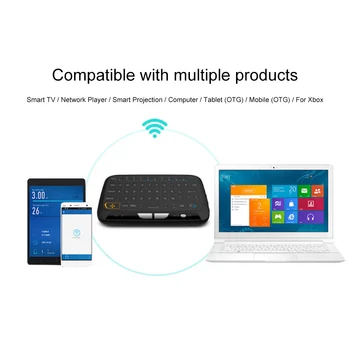 H18 Portabil Mini 2.4 G Touchpad Tastatura Wireless Air Mouse-ul pentru Smart TV, PC, Telefon Android Box-PC Remote Controller