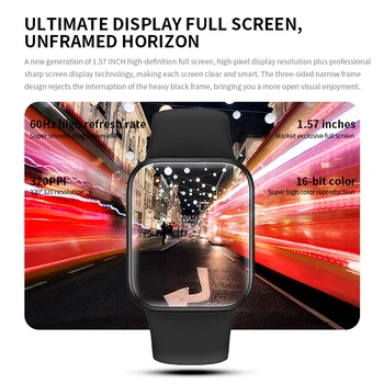 HW12 Ceas Inteligent Oameni Complet Tactil 1.57 inch parola de blocare buton rotativ smartwatch PK iwo 13 w46 W26