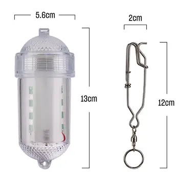 Instrumente electronice Lumină Intermitentă cu LED Alimentat de la Baterie Pescuit Subacvatic Atrage Lampa Lumina Atractiv Accesorii de Pescuit Fierbinte