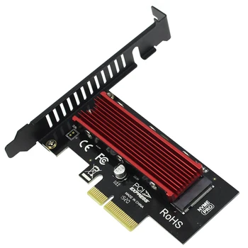 JEYI Combo de Răcire Navă de război pentru Nvme Radiator + SK4 m.2 SSD PCIE 3.0 X4 Adaptor Card M pentru Suport PCI Express PCI-e X8 X16
