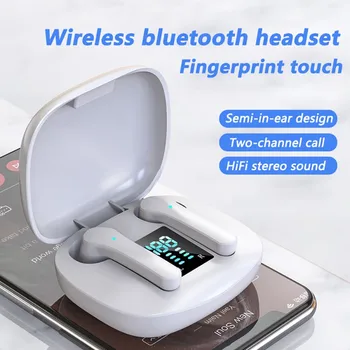 JS36 TWS In-ear Cască Bluetooth Muzică HiFi Stereo Auriculare Jocuri Sport, funcția de Anulare a Zgomotului Căști Cu Microfon Pentru Toate Telefoanele