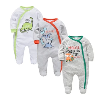 KAVKAS baietel Salopetă ropa de bebe Nou-nascut 0-3 luni haine bumbac Maneca Lunga menino Romper Copil Salopeta