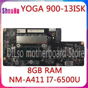 KEFUNM-A411 I7-6500u CPU RAM de 8 gb Original Mothebroard NM-A411 Pentru Lenovo Yoga900-13isk 900 13isk Laptop Placa de baza DDR3 HM76